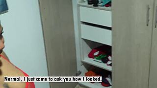 cute chubby colombian latina rides my tight cock in cowgirl position part 1