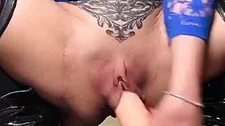 Crazy mexican teen 18+ with heart nipples tattoo squirt multiple time while no condom amateur sex with old german tourist
