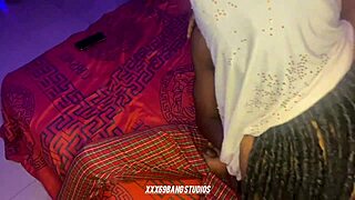 Pretty Ebony Girl Submits Pussy To Dominant Lover In Classroom