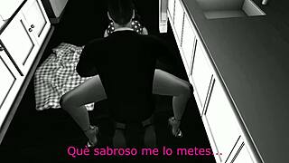 polka dots bouncing around in the kitchen