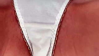 Shy amateur girl rides face in homemade domination, her small tits exposed