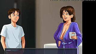 Stepmom Blows Son In Summertime Saga!