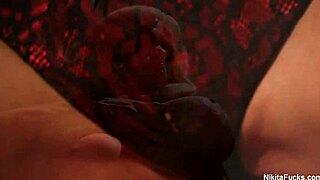 Nikita von james relaxes with solo play