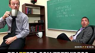 i'm the busty brunett dean phoenix marie takin two big cocks at werk and lovin it