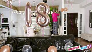 it's athena fariss's eighteenth birthday and she's bummed 'cause her boyfriend dumped her