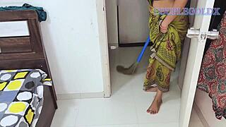 komol's maid licks mistress's pussy in lesbian doggystyle