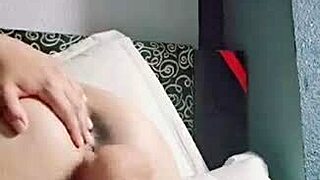 i love my huge dildo in lingerie, wet and ready for solo play