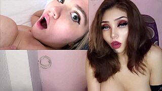 fucking my dildo with huge mature big tits and gaping pussy lips