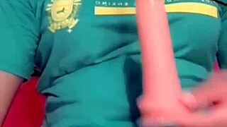 young trans girl plays with her ass after school solo anal fun