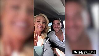 Wifey Victoria Rey Gets Fucked Doggy Style While Holding Husband's Hand