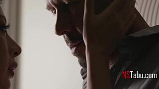 Curvy MILF Teaches Tiny Teen Real Kissing and Scissoring