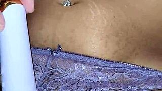 Wife vered plays in bedroom, licks tight pussy