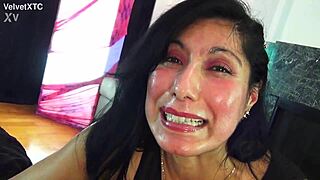 introduction to analingus with dirty talk, ass licking, anal, assfucking, handjob in pov interview with milf