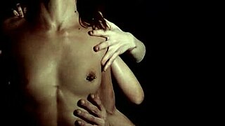 hands explore a dark fantasy with brunette