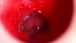 filled the camera with cum the best internal cumshot in the anal 4k