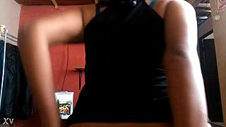 Shemale Self-Masturbates With Marker In Anal Solo Scene