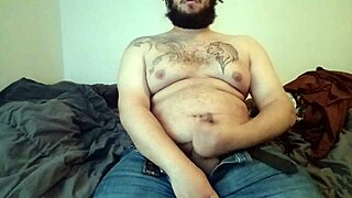 trying a better angle for monster cock masturbation