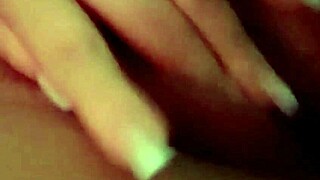 Gostosa is masturbating again, part 2, with those small tits on display 😏