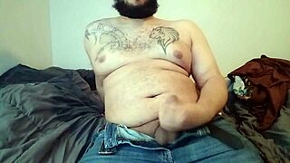 trying a better angle for monster cock masturbation