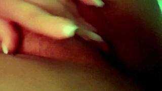 Gostosa is masturbating again, part 2, with those small tits on display 😏