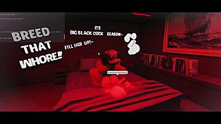 fucking another cuck's snowbunny girlfriend with monster cock