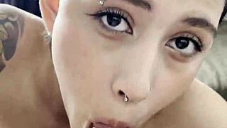 Best friend swallows huge cum load.