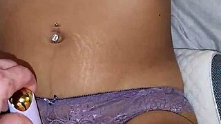 Wife vered plays in bedroom, licks tight pussy