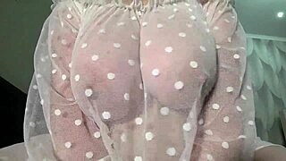 Gorgeous Milf's Big Saggy Tits Close-Up