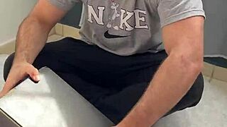 Small sex doll gets fucked by a monster cock in the bedroom with toys