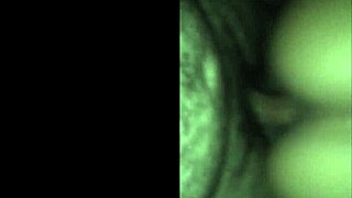 brunette housewife flashes ass in homemade trailer show