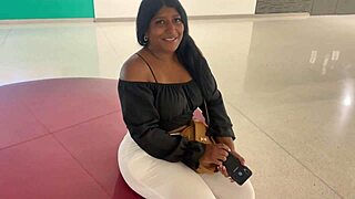 beautiful big ass baby in the shopping center meets a stranger who takes her to his house and fucks her big ass