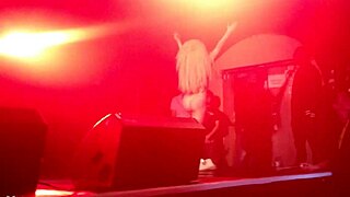 oh wow lady gaga stripping clothes in wild show!