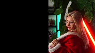 Santa, let's get into this sexy Christmas bra action now