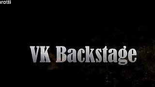 Princess lili appears in uncensored full version of real vk backstage dry content