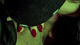 Friend gives amazing blowjob at home