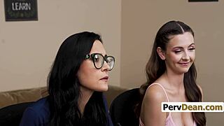 We caught your petite student running a glory hole at the university hospital office desk, dominating with pussy licking and blackmail fucking