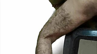 Why is this black Indian maid moaning so loud during creampie action?