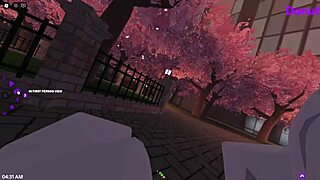 Roblox fucking a girl in the park