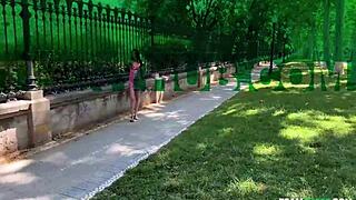 The girl from the park - fucking a baddie in Barcelona Macarena Lewis Don Mulatito