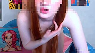 tender petite girl with small tits masturbates her cute ass gently