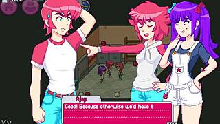 Hey, check out this wild threesome with a redhead teen and her best friend getting doggystyle action and cumshots in dandy boy adventures!