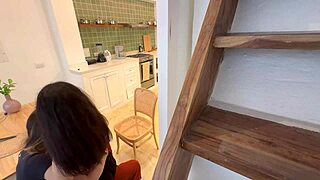 Camera captures a wife being unfaithful with her best friend's partner in a sensual lesbian encounter filled with kissing, fingering, and female ejaculation moments.