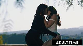 Lesbian Milf Jessica Ryan Squirts On Girlfriend Chloe Surreal In Pov Tribbing.