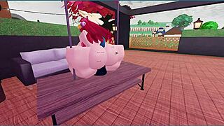 Hon lurar bästa kompisen att hamra hennes feta svarta röv utomhus i hård offentlig knull