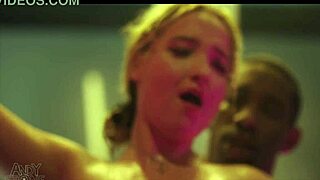 Interracial shower fun heats up at swinger party with Cuban wife's massive cock action! 🚿🍆