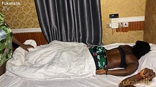 Horny sneaky big tits woman from asaba fucks bbc