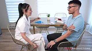 Hey, check out this Canadian nurse in cosplay getting roughly pounded outdoors.