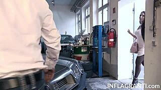 Hot brunette Jacky Lawless getting her tight ass fucked by monster cock! 🍆😈