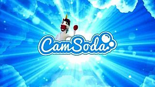 Thick ass Jada Stevens masturbates with huge black dildo in solo session on Camsoda