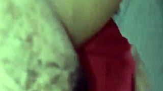 Intriguing Brazilian amateur reveals hairy pussy taking an enormous cumshot load